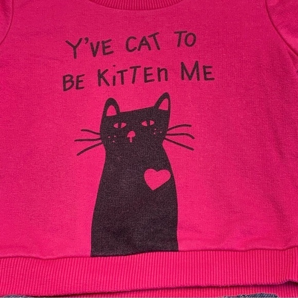 Lot of 6 Pieces Size 12 Months Clothing Tops Pants Skirt Elsa Kitten Ruffles - Picture 8 of 10